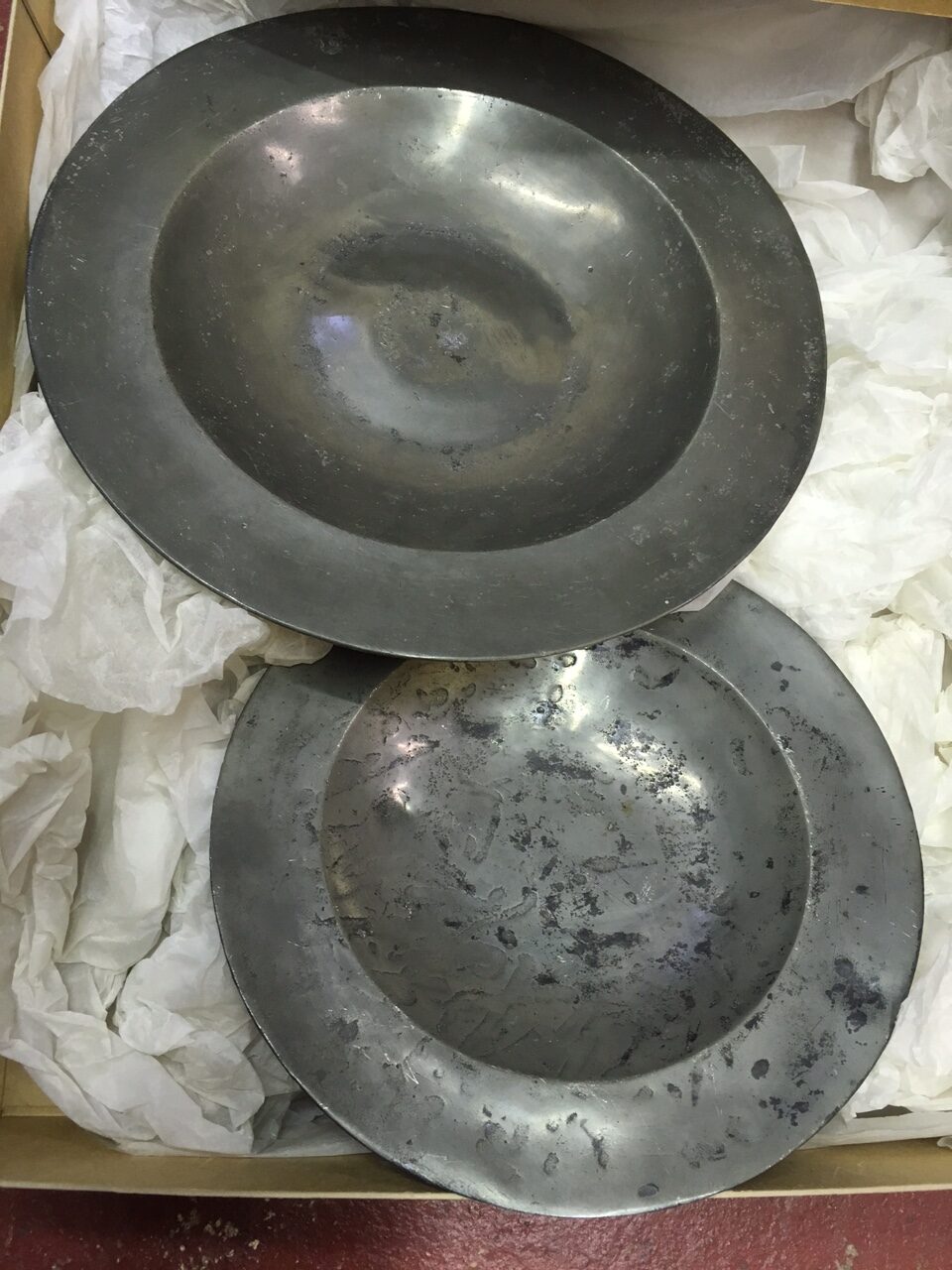 Pewter Plates Ramsey Abbey