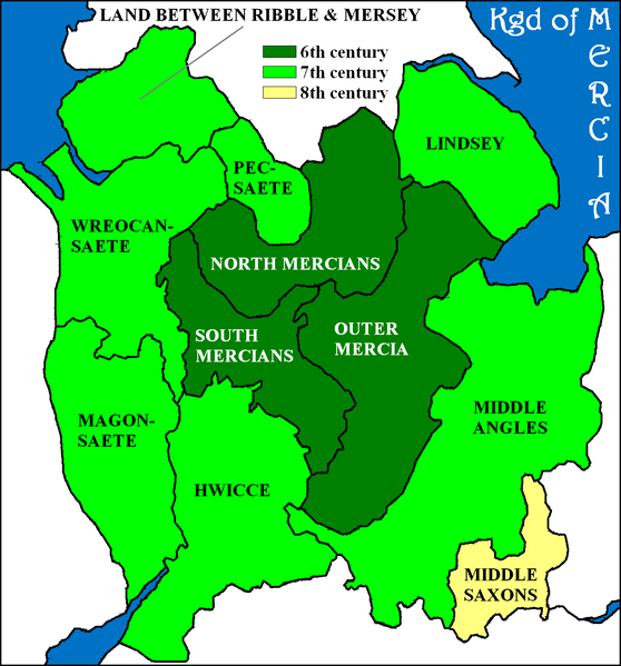 Map of Mercia